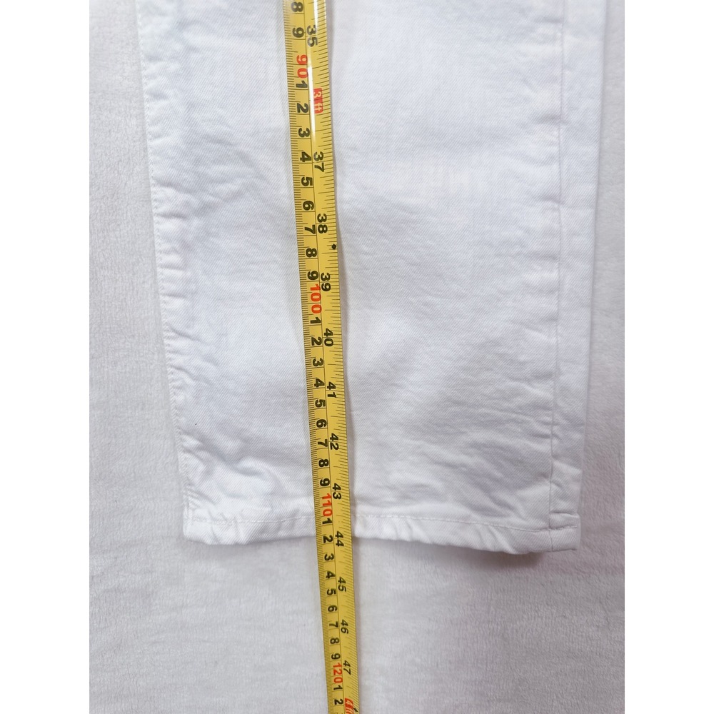 Polo Ralph Lauren Varick Slim Straight White Denim Jeans Mens 34/34 Slim Fit - Picture 4 of 16